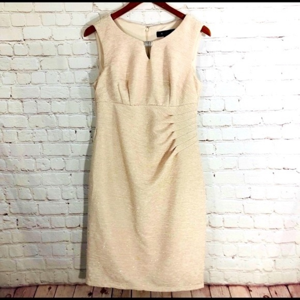 Scarlett Ivory sparkle‎ sleeveless dress